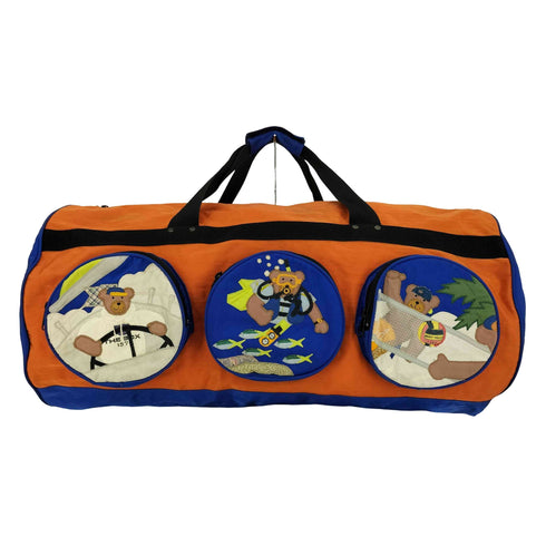 CLUB THE BOX クマ アニマル刺繍 ボストンバッグ メンズ